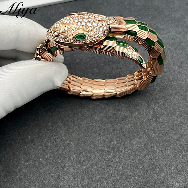 18K Gold Bvlgari Serpent Bracelet for Women Wholesale Factory Price Luxury Snake Design Jewelry